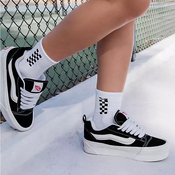 Vans new release KNU black/white stackform 34mm height - Picture 2 of 7